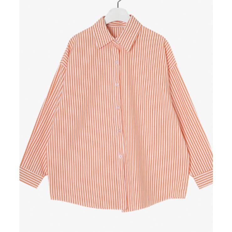 オーバーサイズ ストライプ カラーシャツ | VIVID LADY | 詳細画像30 