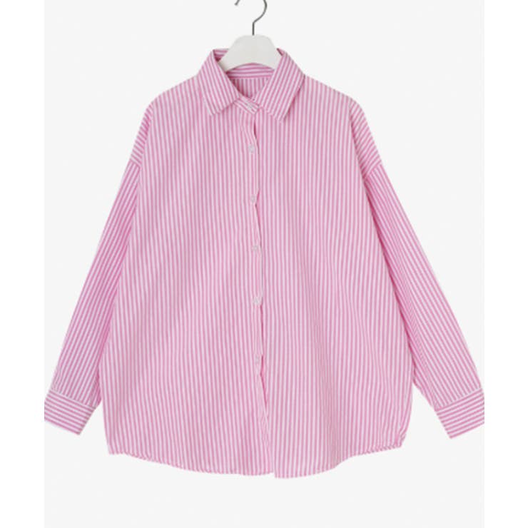 オーバーサイズ ストライプ カラーシャツ | VIVID LADY | 詳細画像32 