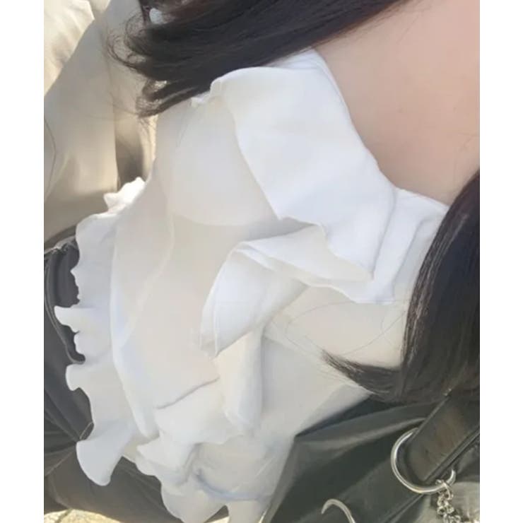 フリルデザイン カップ付き ベアトップ ビスチェ | VIVID LADY | 詳細画像6 