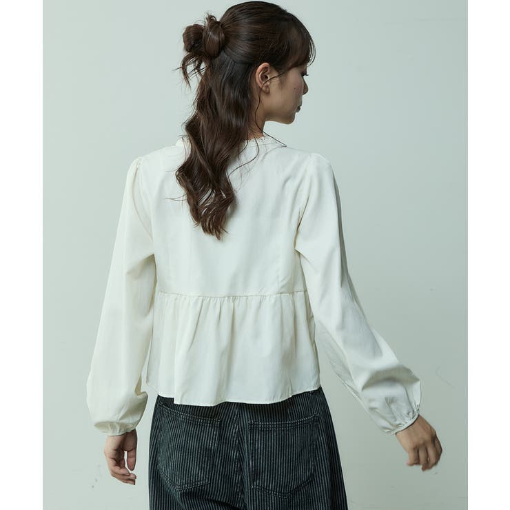 レースリボンプルオーバーブラウス | VIVID LADY | 詳細画像3 