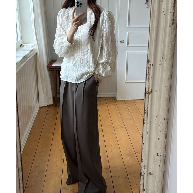 縦フリル プルオーバーブラウス | VIVID LADY | 詳細画像14 