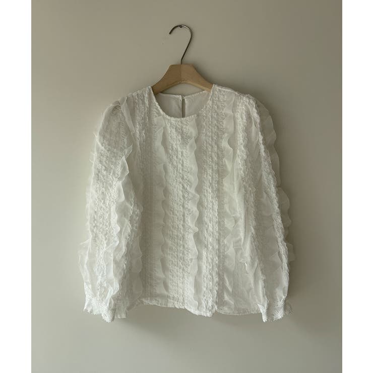 縦フリル プルオーバーブラウス | VIVID LADY | 詳細画像23 