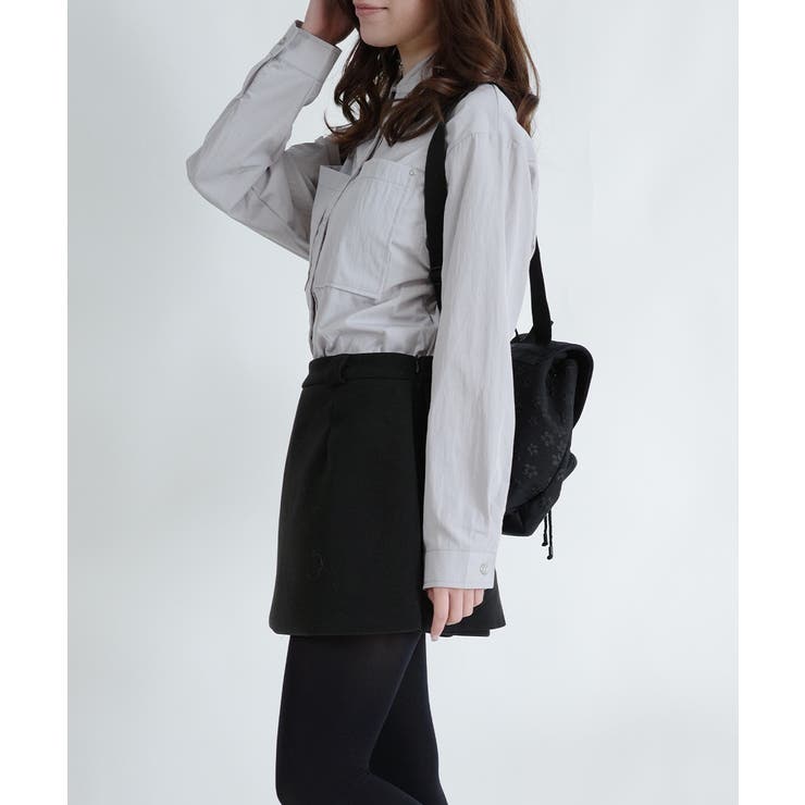 シルバーボタン ウエスト紐付き カラーシャツ | VIVID LADY | 詳細画像9 