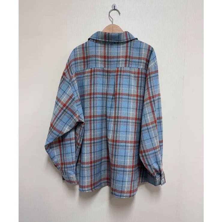 チェック柄 オーバーサイズシャツ | VIVID LADY | 詳細画像18 