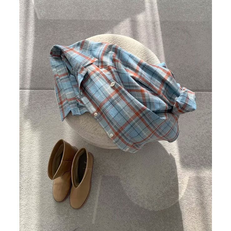 チェック柄 オーバーサイズシャツ | VIVID LADY | 詳細画像22 