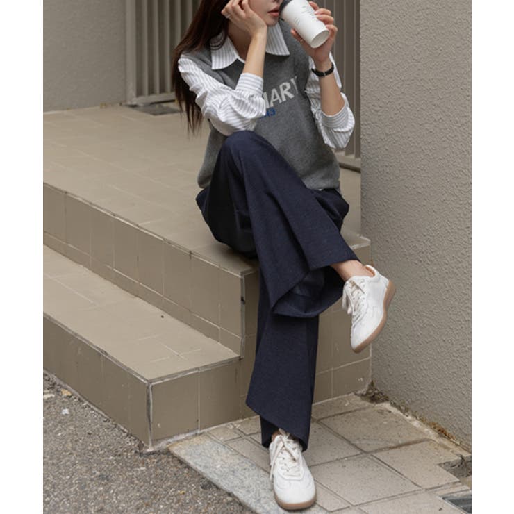 ストライプ柄 シンプル カラーシャツ | VIVID LADY | 詳細画像6