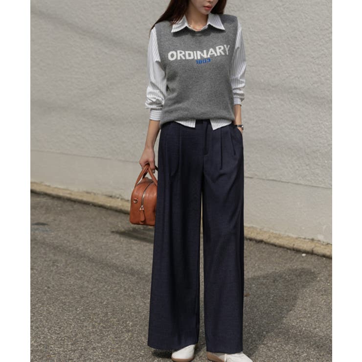 ストライプ柄 シンプル カラーシャツ | VIVID LADY | 詳細画像8