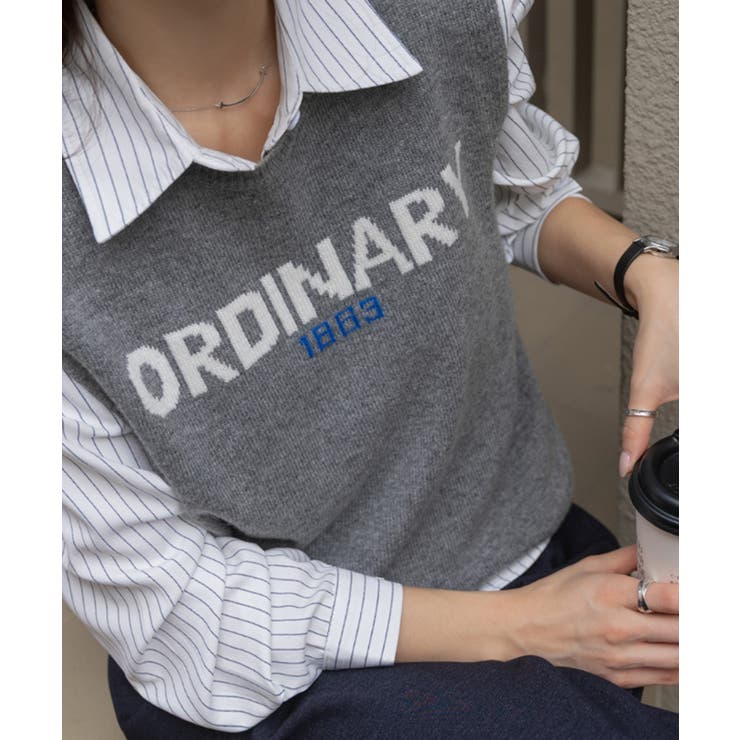 ストライプ柄 シンプル カラーシャツ | VIVID LADY | 詳細画像10