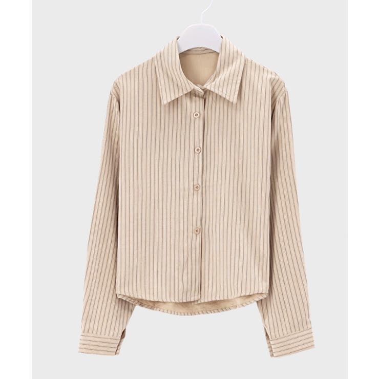 ストライプ柄 シンプル カラーシャツ | VIVID LADY | 詳細画像23