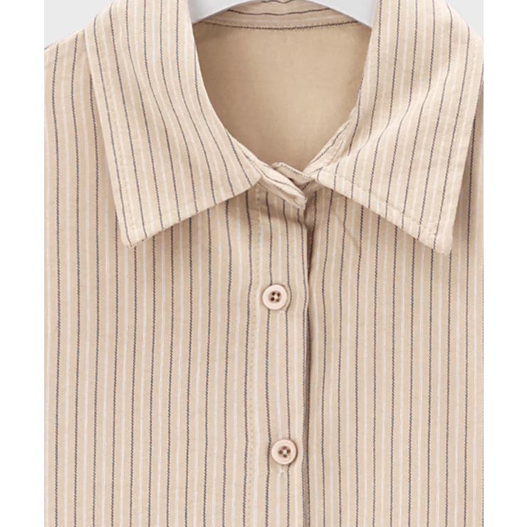 ストライプ柄 シンプル カラーシャツ | VIVID LADY | 詳細画像25