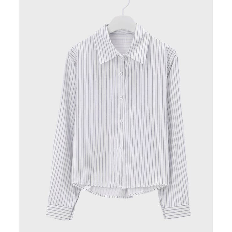 ストライプ柄 シンプル カラーシャツ | VIVID LADY | 詳細画像27