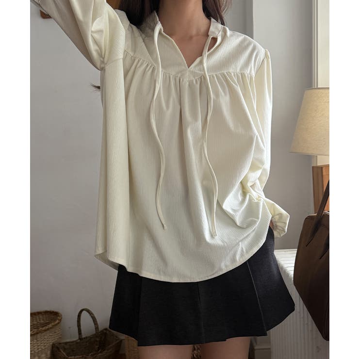 ギャザーボリュームスリーブブラウス | VIVID LADY | 詳細画像3 