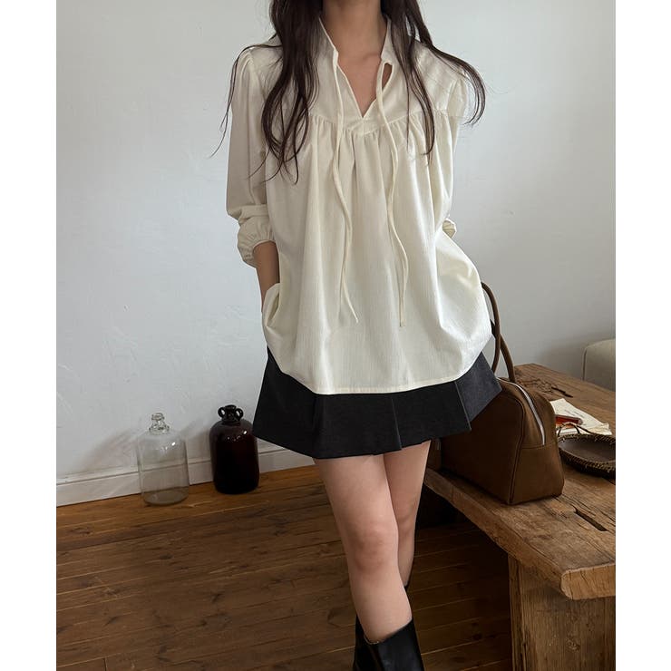 ギャザーボリュームスリーブブラウス | VIVID LADY | 詳細画像5 