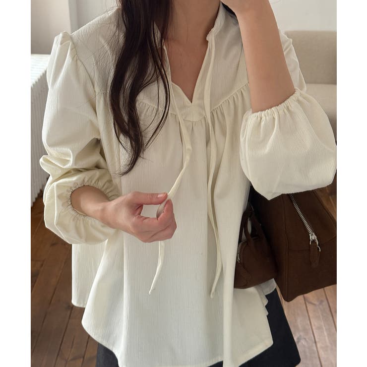 ギャザーボリュームスリーブブラウス | VIVID LADY | 詳細画像9 