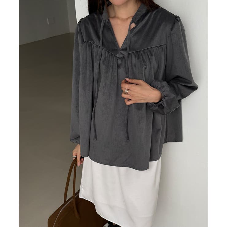 ギャザーボリュームスリーブブラウス | VIVID LADY | 詳細画像19 