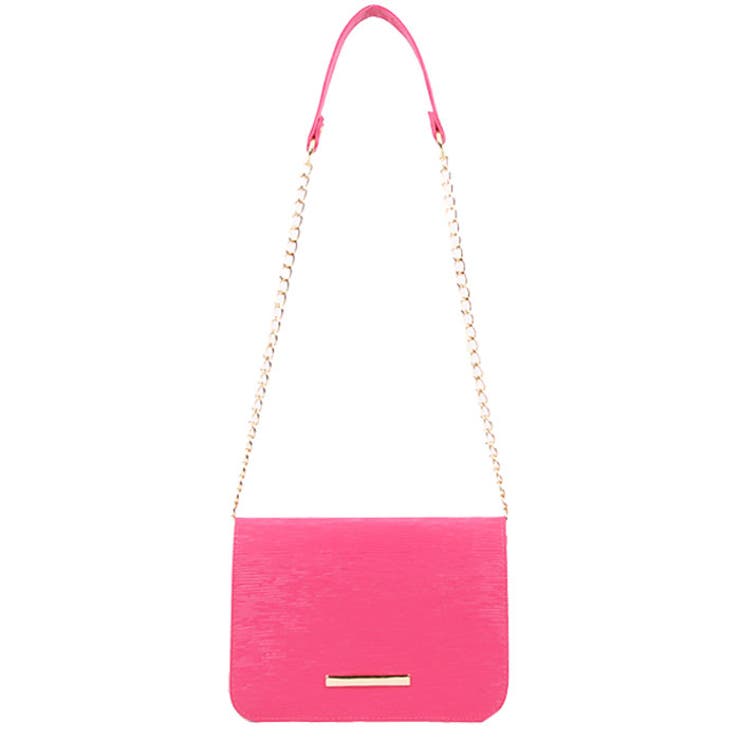 ピンク | チェーンミニショルダーバッグ 斜めがけバッグ レディース | VIVID LADY