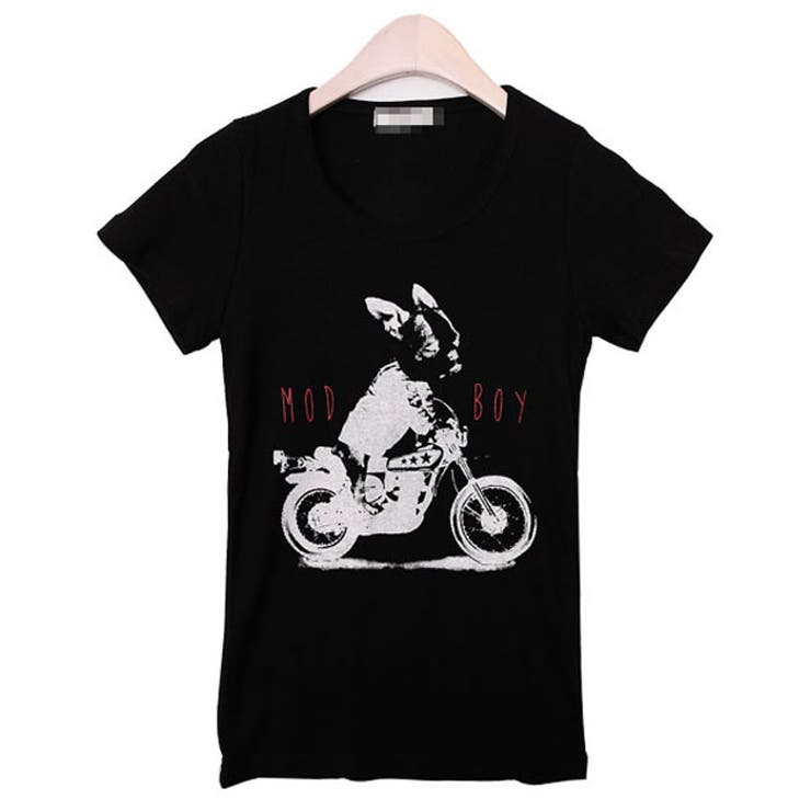 バイクTシャツ 半袖Tシャツ レディース[品番：KH000000966