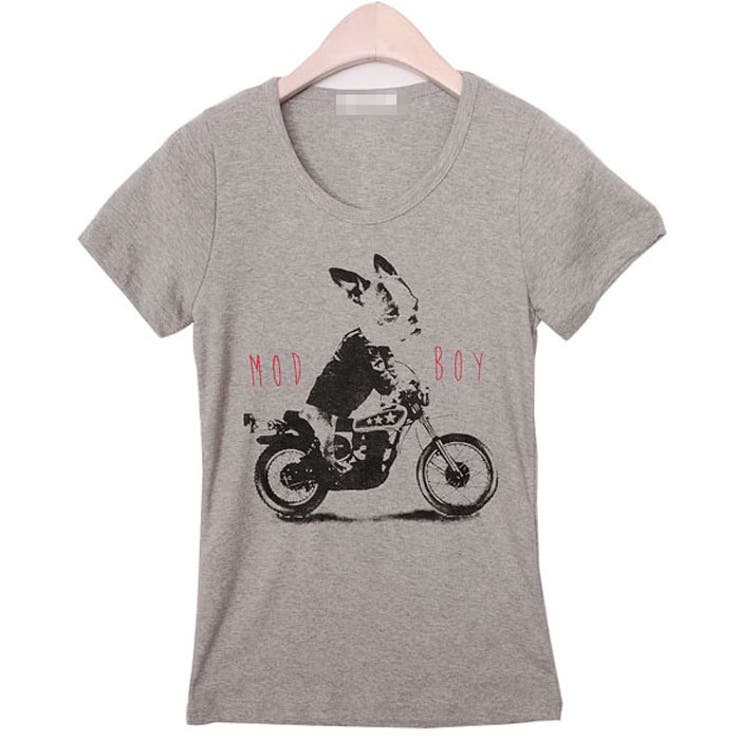もん⭐︎新品未使用タグ付きLiren PASSIONE ネイビー半袖Tシャツ 半袖Tシャツレディース 夏 ロゴ 韓国風[品番：II000010647