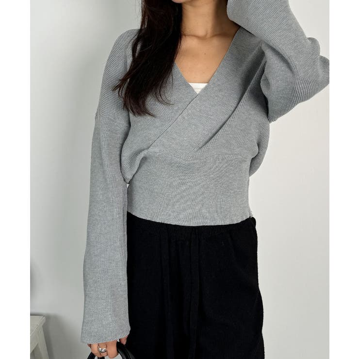 素敵なラップデザインのラップニット レディース リブ | VIVID LADY | 詳細画像2 