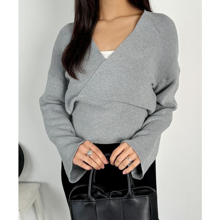 素敵なラップデザインのラップニット レディース リブ | VIVID LADY | 詳細画像11 