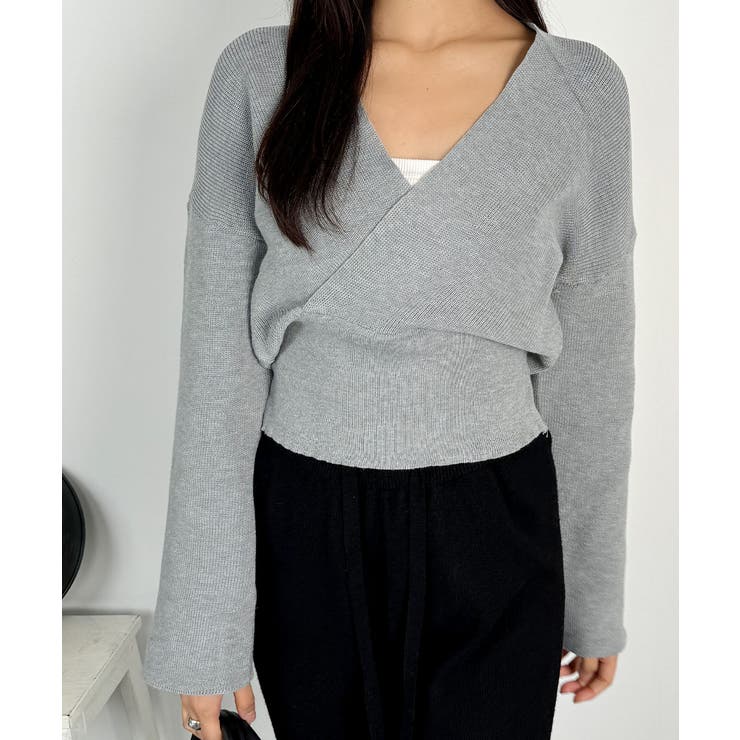 素敵なラップデザインのラップニット レディース リブ | VIVID LADY | 詳細画像12 