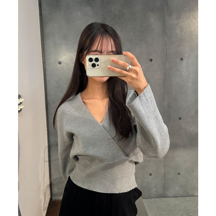 素敵なラップデザインのラップニット レディース リブ | VIVID LADY | 詳細画像14 