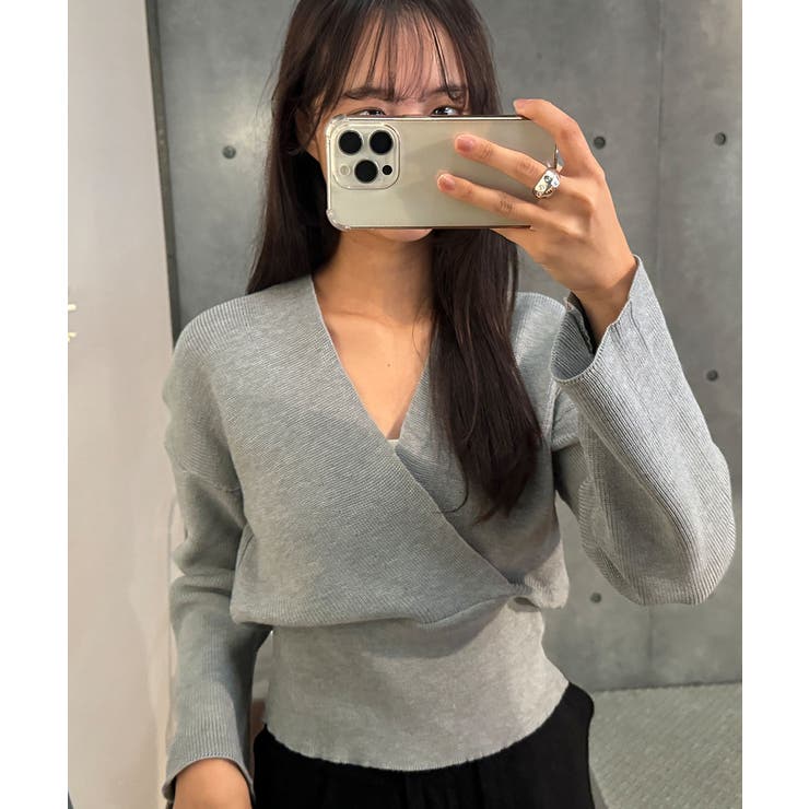 素敵なラップデザインのラップニット レディース リブ | VIVID LADY | 詳細画像15 