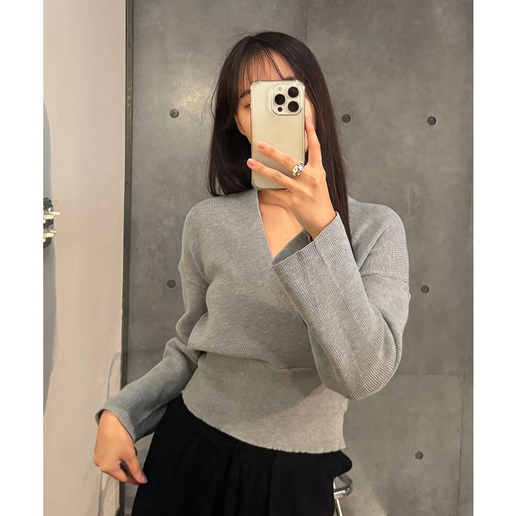 素敵なラップデザインのラップニット レディース リブ | VIVID LADY | 詳細画像16 