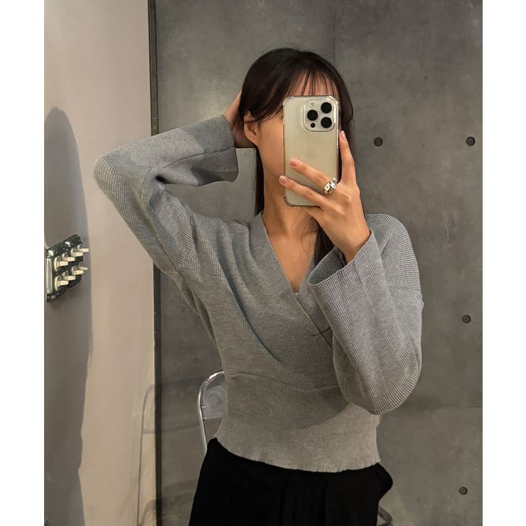 素敵なラップデザインのラップニット レディース リブ | VIVID LADY | 詳細画像18 