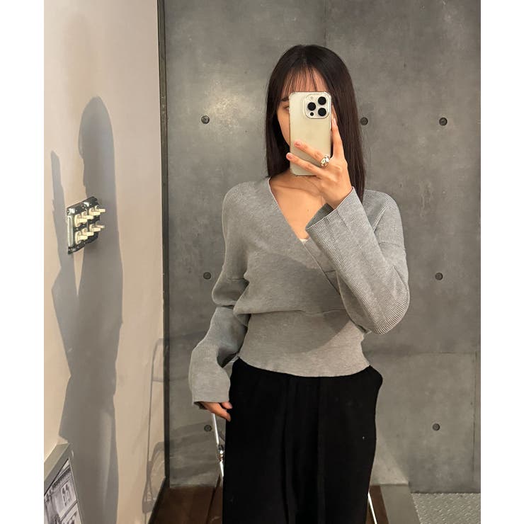 素敵なラップデザインのラップニット レディース リブ | VIVID LADY | 詳細画像19 