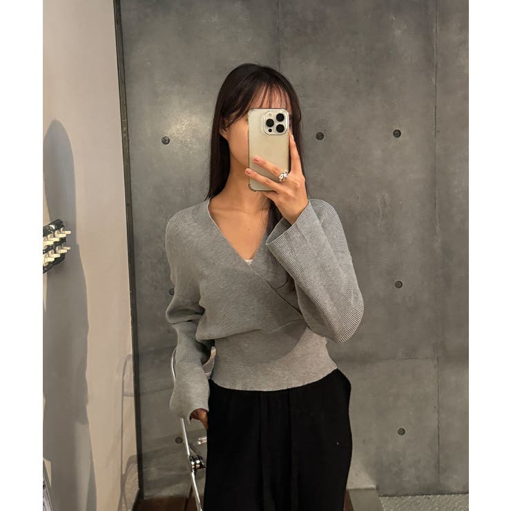 素敵なラップデザインのラップニット レディース リブ | VIVID LADY | 詳細画像20 