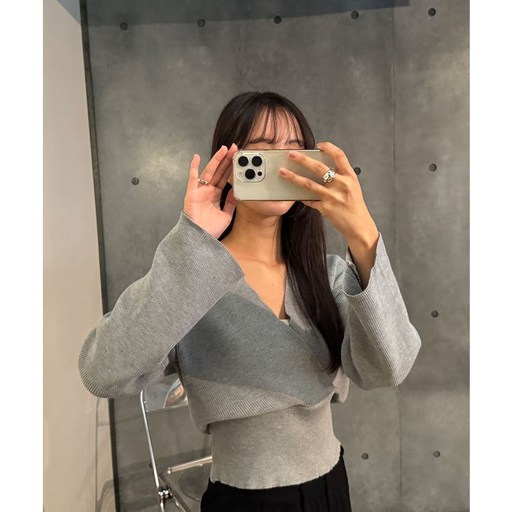 素敵なラップデザインのラップニット レディース リブ | VIVID LADY | 詳細画像22 