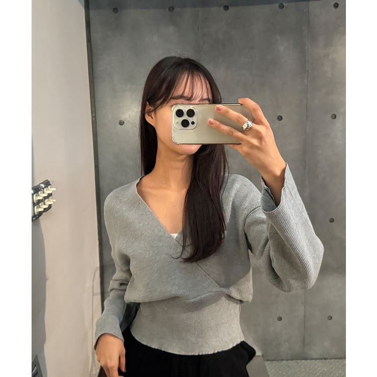 素敵なラップデザインのラップニット レディース リブ | VIVID LADY | 詳細画像23 