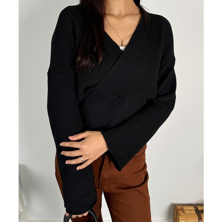 素敵なラップデザインのラップニット レディース リブ | VIVID LADY | 詳細画像25 