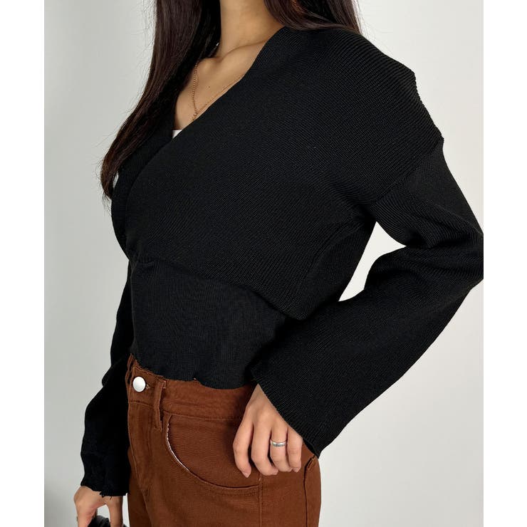 素敵なラップデザインのラップニット レディース リブ | VIVID LADY | 詳細画像29 