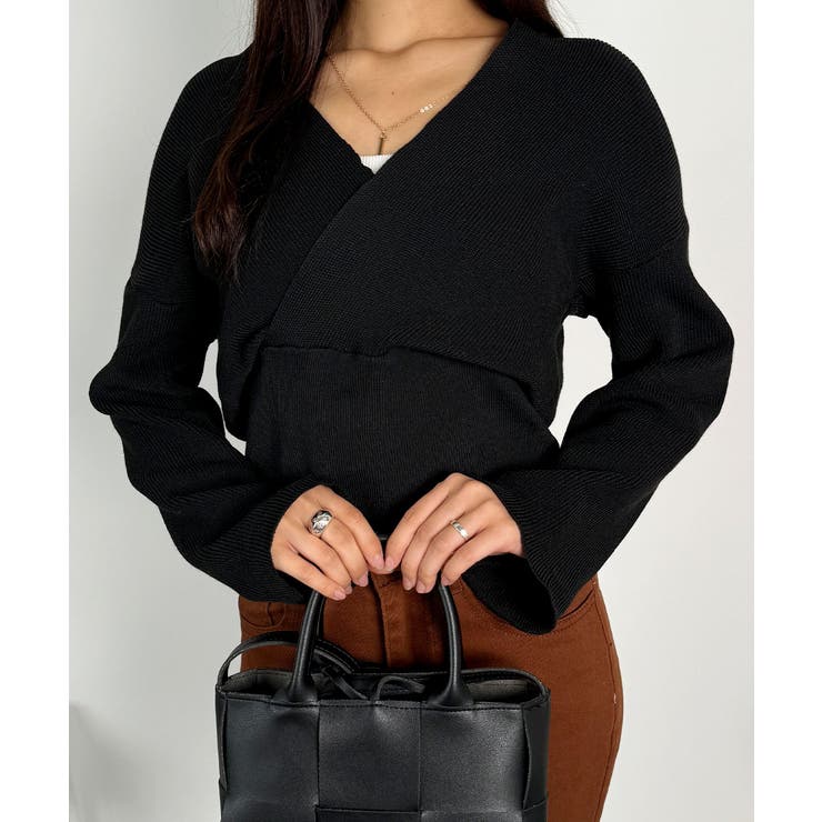 素敵なラップデザインのラップニット レディース リブ | VIVID LADY | 詳細画像30 