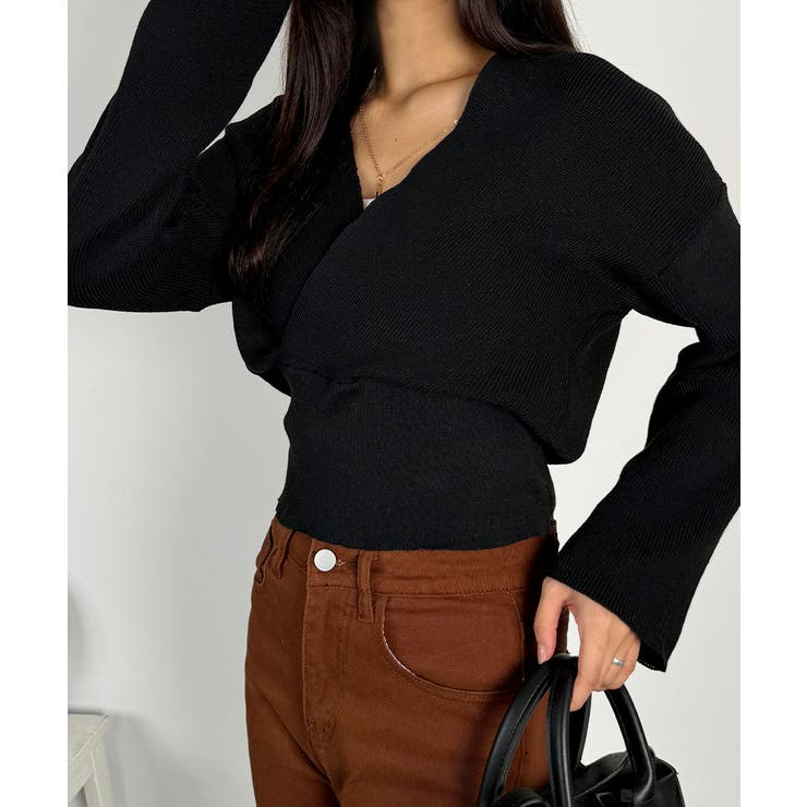 素敵なラップデザインのラップニット レディース リブ | VIVID LADY | 詳細画像32 