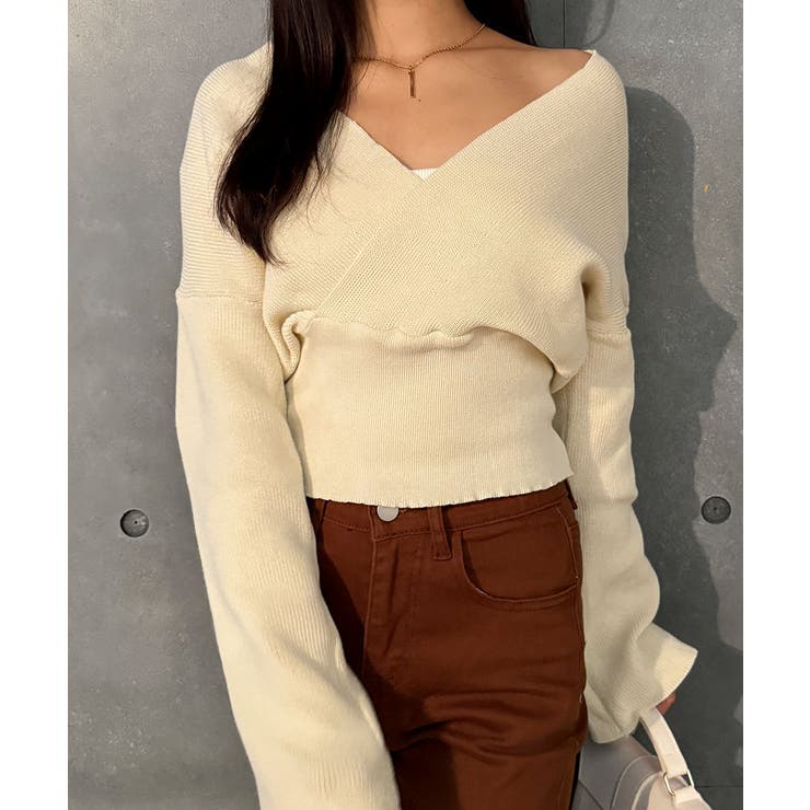 素敵なラップデザインのラップニット レディース リブ | VIVID LADY | 詳細画像36 