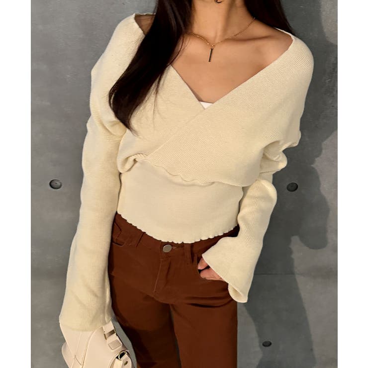 素敵なラップデザインのラップニット レディース リブ | VIVID LADY | 詳細画像37 