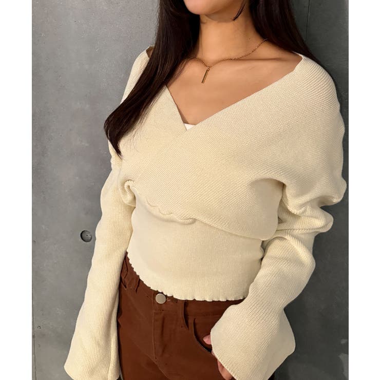 素敵なラップデザインのラップニット レディース リブ | VIVID LADY | 詳細画像38 