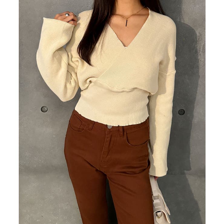 素敵なラップデザインのラップニット レディース リブ | VIVID LADY | 詳細画像40 