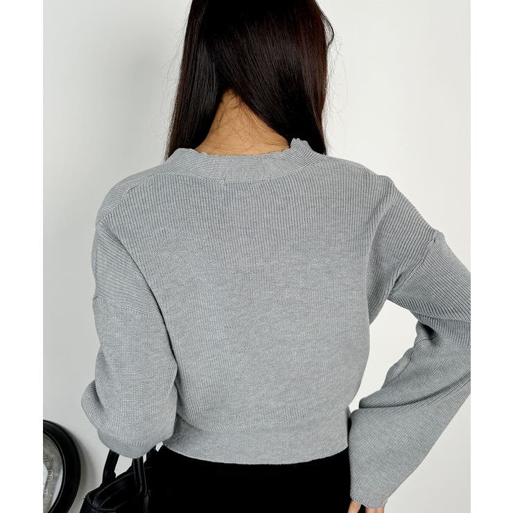 素敵なラップデザインのラップニット レディース リブ | VIVID LADY | 詳細画像7 