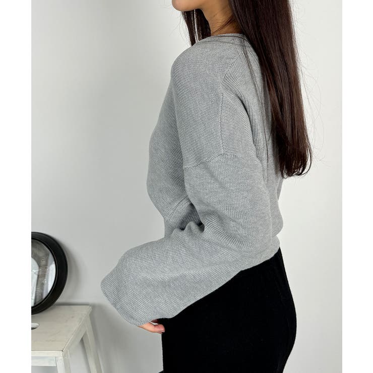 素敵なラップデザインのラップニット レディース リブ | VIVID LADY | 詳細画像8 