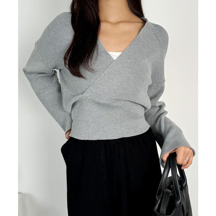 素敵なラップデザインのラップニット レディース リブ | VIVID LADY | 詳細画像10 