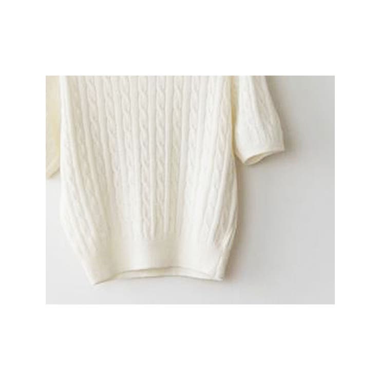 ケーブルニット 半袖 レディース | VIVID LADY | 詳細画像5 