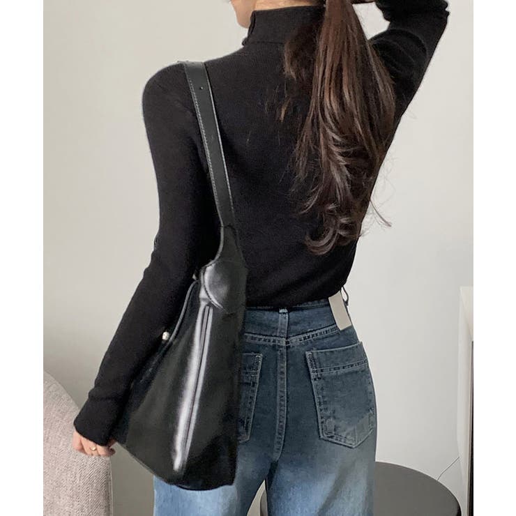 タートルネックリブニットT ニットセーター レディース | VIVID LADY | 詳細画像14 