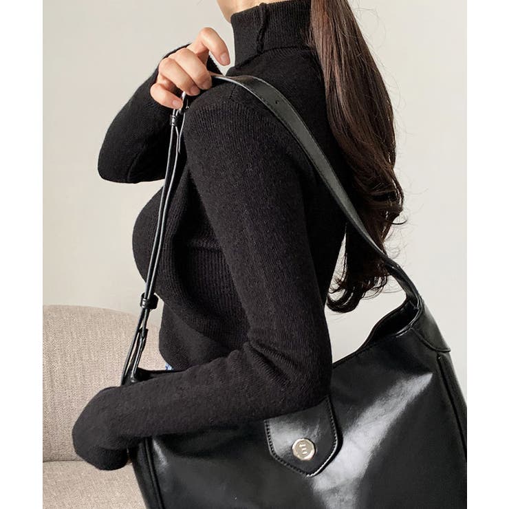 タートルネックリブニットT ニットセーター レディース | VIVID LADY | 詳細画像3 