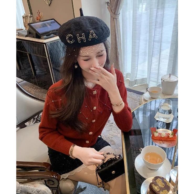 ニットカーディガン 韓国ファッション カラフルボタン | VIVID LADY | 詳細画像21 