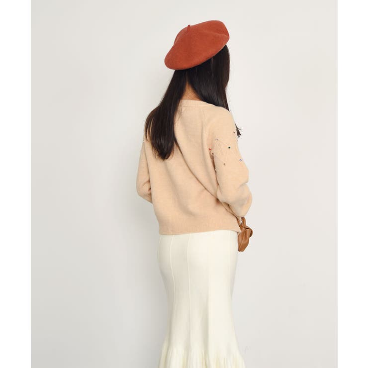 ニットカーディガン 韓国ファッション カラフルボタン | VIVID LADY | 詳細画像28 