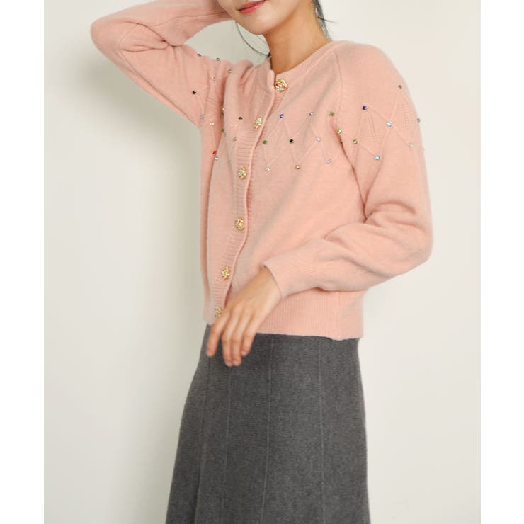 楽天市場】【全品2BUY15％OFFクーポン】金ボタンニット